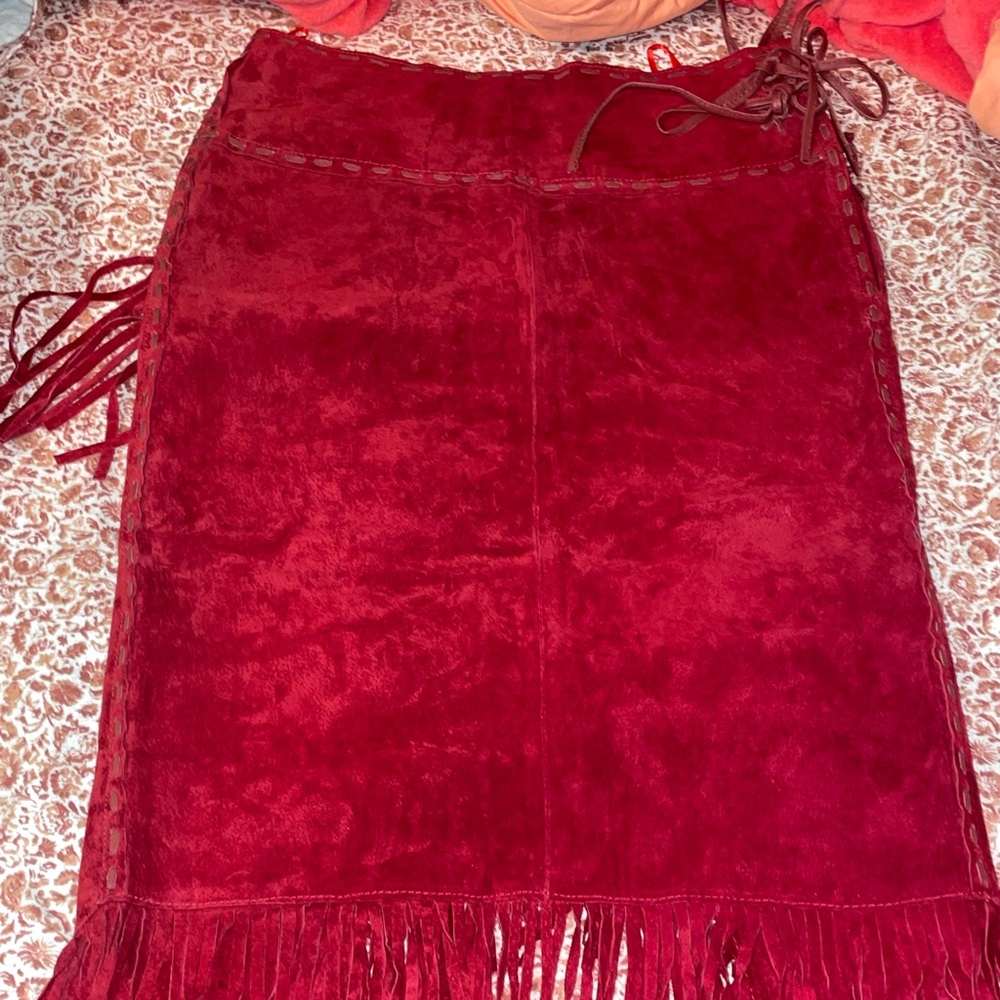 Original Leather western skirt